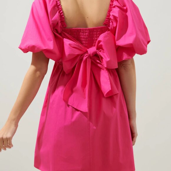 Sugar Lips Marion Hot Pink Babydoll Dress Size Extra Large (XL) - Picture 2 of 9